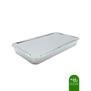 تصویر ظرف آلومینیومی کبابی بزرگ ویژه کد‌118