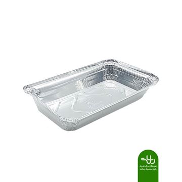 تصویر ظرف آلومینیومی کبابی کوچک سنگین کد230