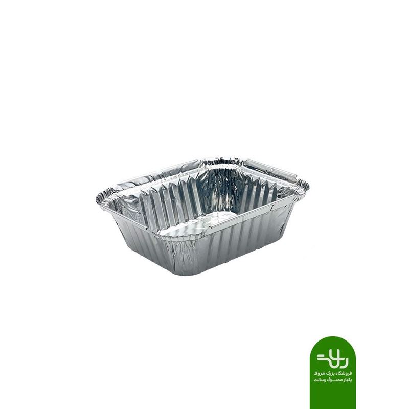 تصویر  ظرف آلومینیومی خورشتی چهارگوش سنگین کد‌728